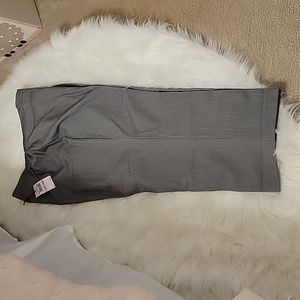 Ruby Rd Woman Gray Heather stretch dress pant elastic waist 2 pockets 22W NEW…